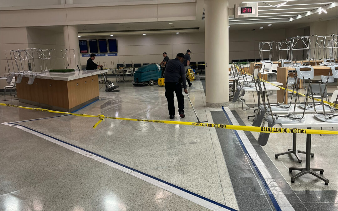 From Dull to Dazzling: How DFS Revived Airport Food Court Floors